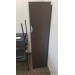 Espresso Narrow Profile Storage Cabinet w Wardrobe, Locking